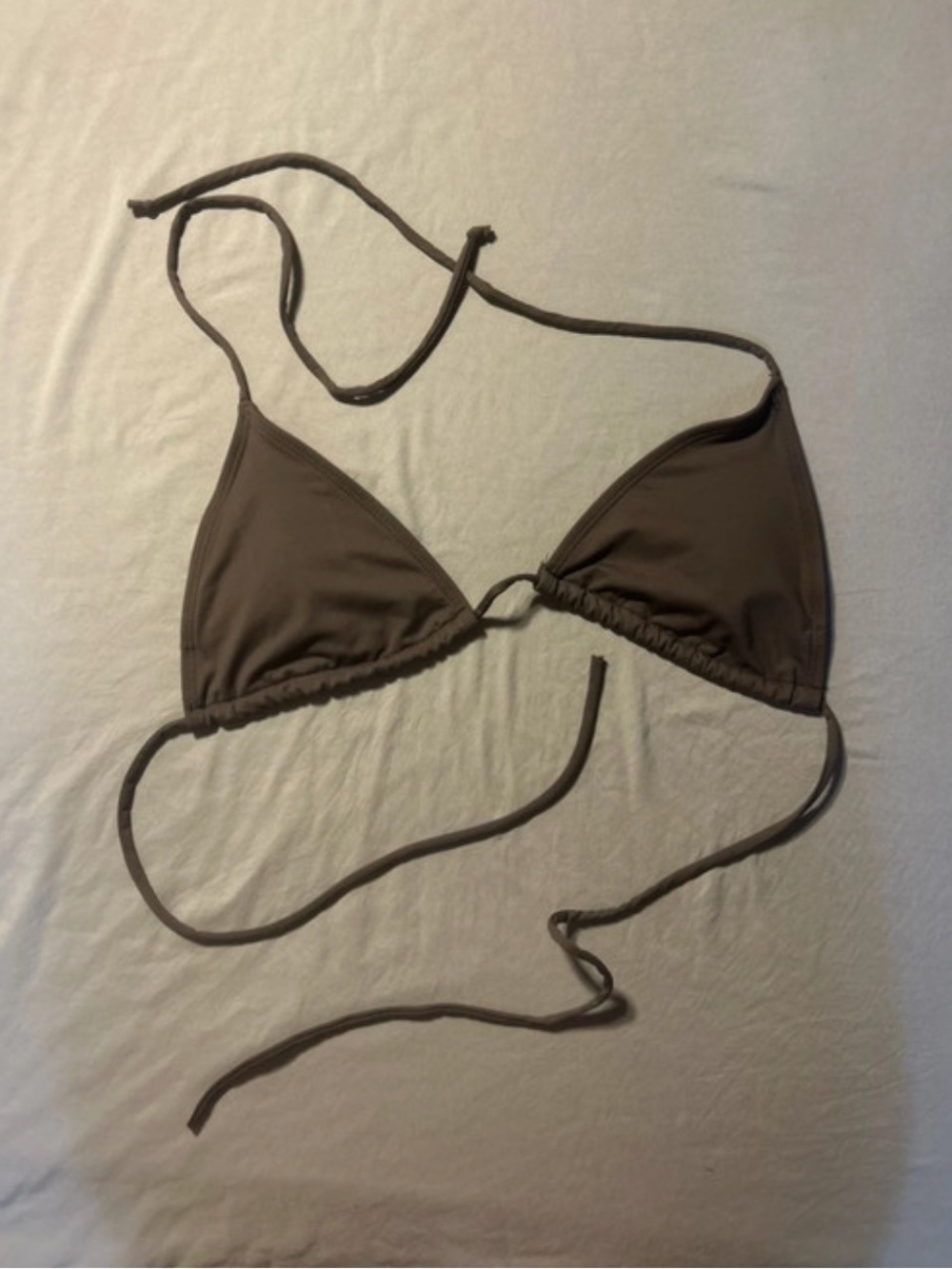 cotton on brown bikini top